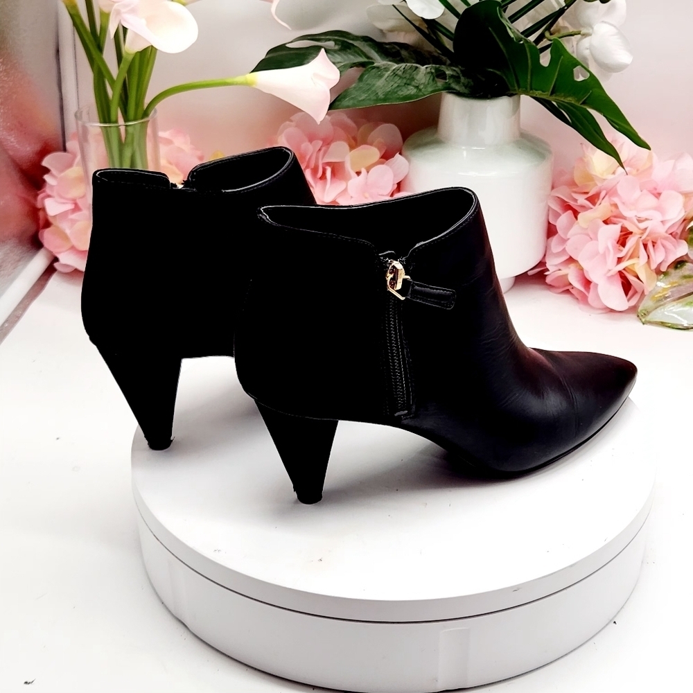 Nine West Yames Leather Pointed Toe Booties Size 8.5 - Picture 8 of 16